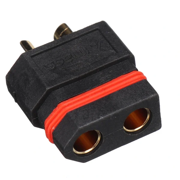 Amass XT60W Waterproof Plug Gold-Plated Black Bullet Connector Male and Female Plug for RC Drone - Image 7