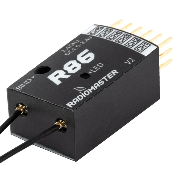 Radiomaster R86 V2 6CH Compatible PWM RC Receiver for Frsky D8 D16 SFHSS Radiomaster TX12 T16S Transmitter - Image 4