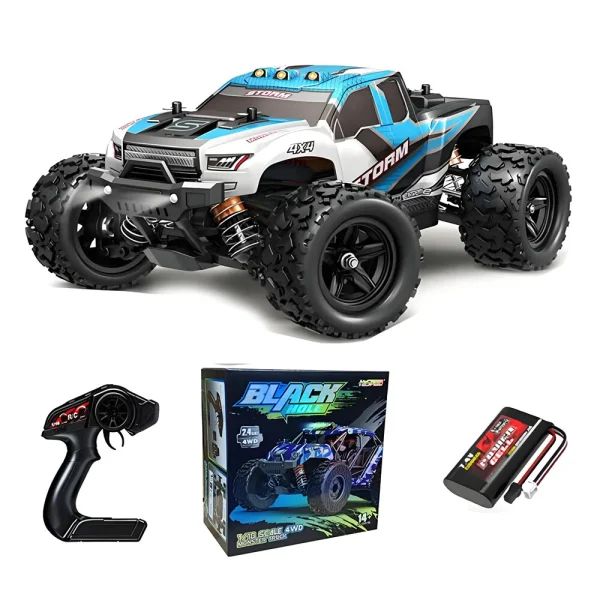 HS 18301/18302/18303/18304 RTR 1/18 2.4G 4WD 36km/h RC Car High Speed Off-Road Truck LED Light Full Proportional Vehicles Models Toys - Image 4