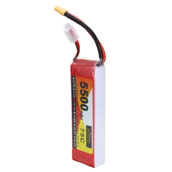 ZOP Power 11.1V 5500mAh 75C 3S LiPo Battery XT60 Plug for RC Drone - Image 5