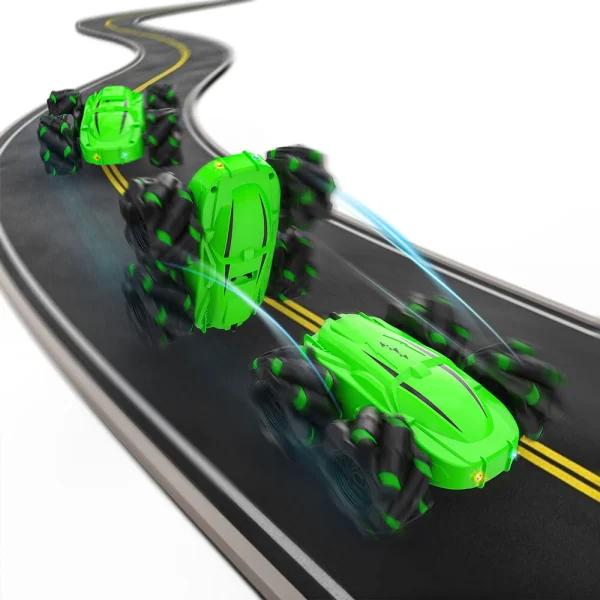 2.4G 4CH Stunt Drift RC Car Deformation Remote Control Rock Crawler Roll Flip Kids Robot Auto Toy - Image 3