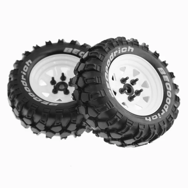 4PCS Off Road Tires Wheel 1.9 inch for 1/8 RC Racing Crawler Car FMS NT4 SCX10 W136 RC Car Parts Hex Adapte - Image 2