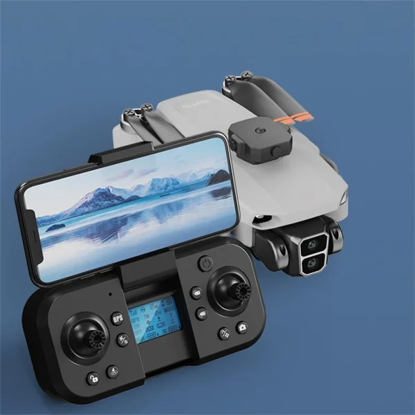 LYZRC L106 GPS WiFi FPV with Electric Adjustment HD Dual Camera 360 Obstacle Avoidance Optical Flow Positioning Brushless Foldable RC Drone Quadcopter RTF - Image 4