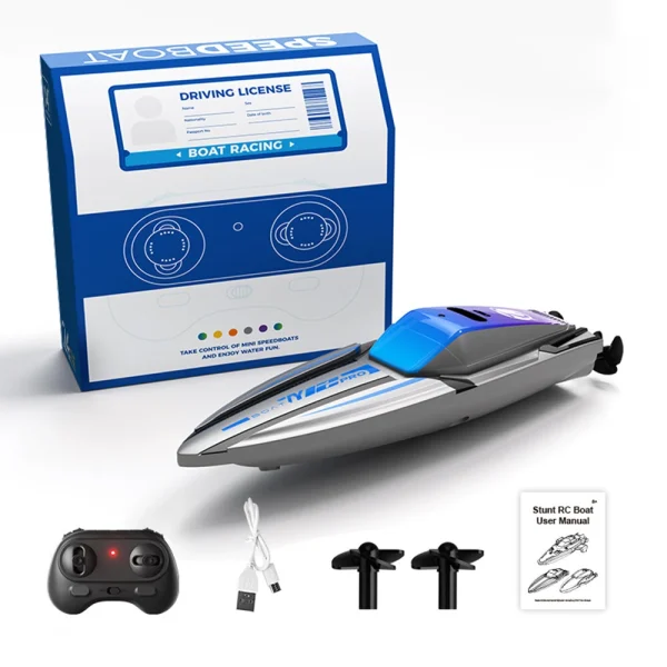 FUQI MODEL TY 2.4G 20km/h RC Boat Jet Speedboat Capsized Reset Waterproof Remote Control Ship High Speed Vehicles Models - Image 8