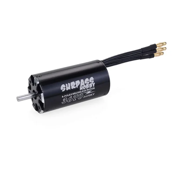 Surpass Hobby 3670 2650KV 4 Poles Internal  Sensorless Brushless Motor for RC Car Boat Model