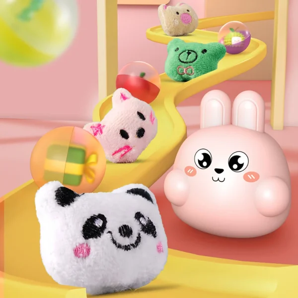 Children Small Mini DIY Electric Clawing Machine Clip Clamping Doll Catcher Claw Twist Egg Lighting Music Sound Game Console Gift Toys Limited Time Mode - Image 5