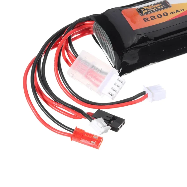 ZOP Power 11.1V 2200mAh 3S 8C Lipo Battery JR JST Futaba Plug for Transmitter - Image 9
