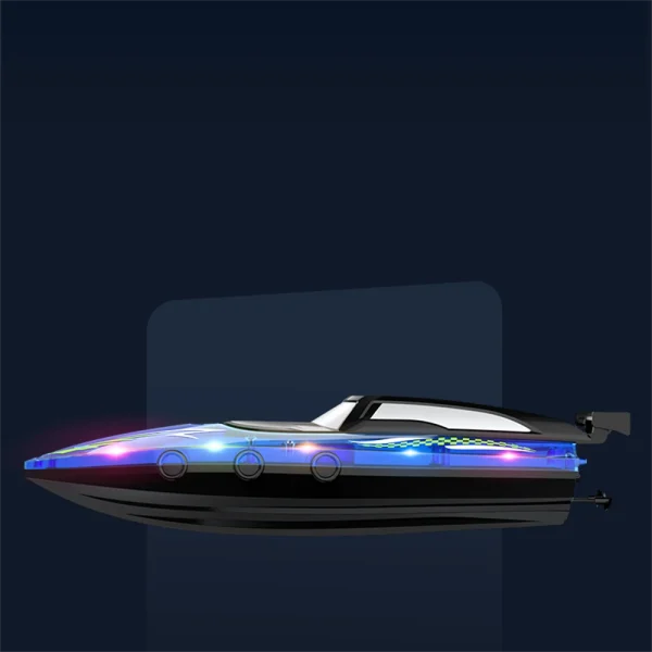 3502 3503 1/36 2.4G RC Boat Speedboat Dual Motors Waterproof LED Light Remote Control Ship High Speed Vehicles RTR Models - Image 7