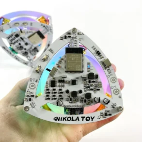 NikolaToy Self Balancing Lelo Triangle High-Tech Desktop Decorations Conservation of Angular Momentum Science Discovery Toys
