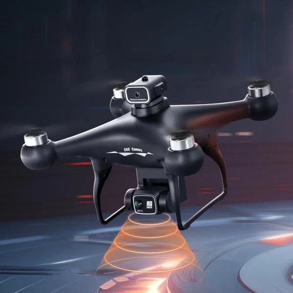 YLR/C S116 MAX WiFi FPV with LCD Screen Controller HD Dual Camera Servo Gimbal 360 Obstacle Avoidance Optical Flow Positioning Brushless RC Drone Quadcopter RTF - Image 6