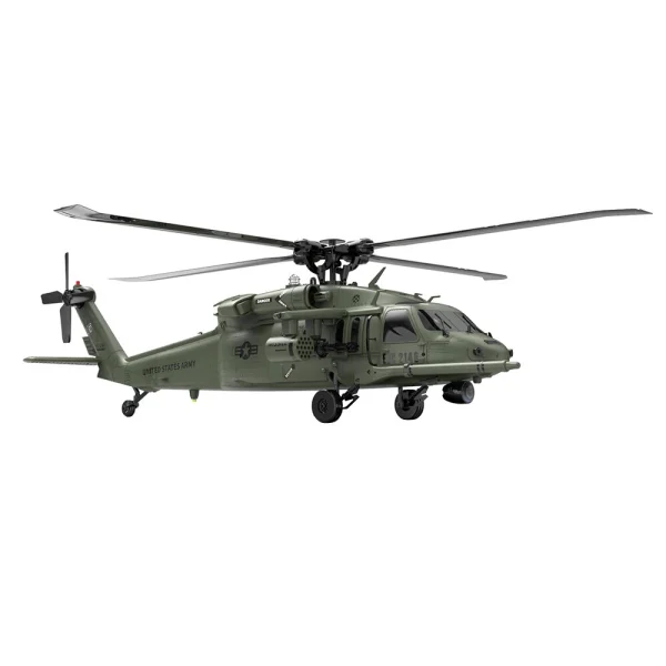 Eachine E200S UH-60 2.4G 6CH 6-Axis Gyro Dual Brushless Motor 1:47 Scale Flybarless RC Helicopter BNF / RTF - Image 4