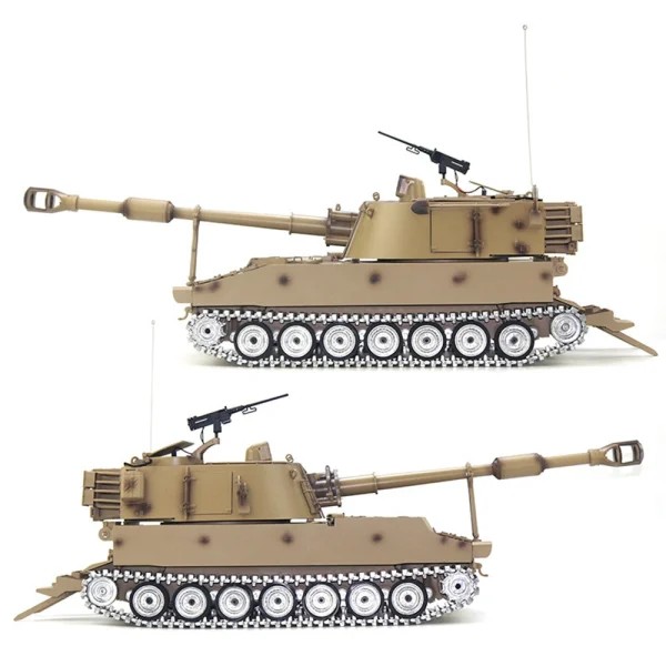 Tongde Model M2109 M109A2 1/16 2.4G RC Tank Loud Speaker Battle Shooting RC Car Vehicle Models RTR Toys - Image 2