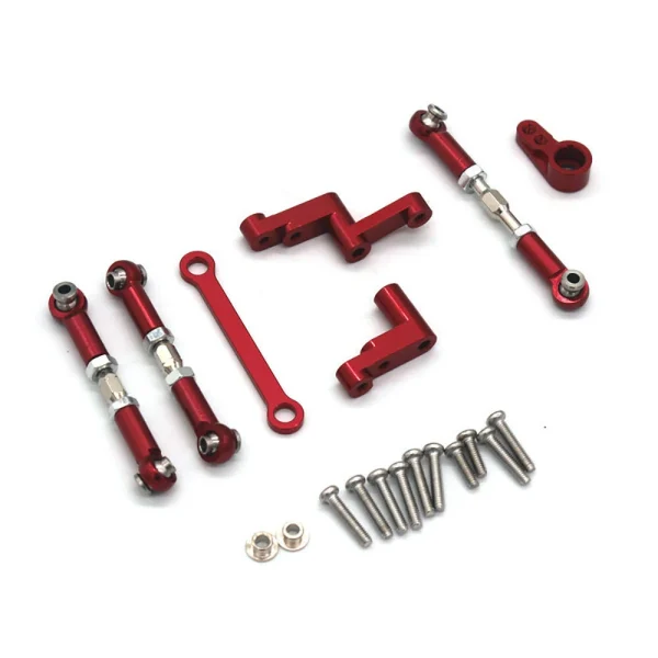 Upgraded Steering Components Steering Rods Servo Arms Servo Rods Accessories For MJX 16207 16208 16209 16210 H16 RC Car Parts - Image 3