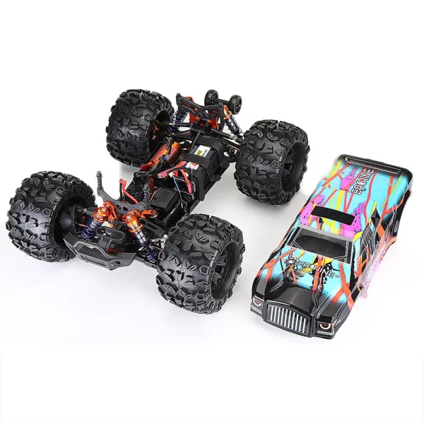 Eachine EAT02 1/8 Large RC Truck 90km/h High Speed Bigfoot RC Car 4WD 2.4G Brushless 2400mAh Off Road Truck Vehicle Model for Adults - Image 5