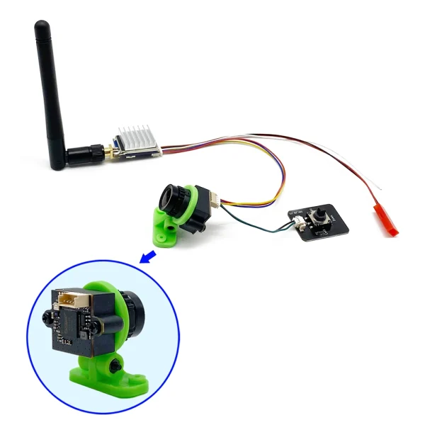 EWRF 5.8G 40CH 600mW 7-12V Power FPV Transmitter Kits VTX Support OSD Analog 1200TVL Camera VTX for RC FPV Drone RC Car - Image 3