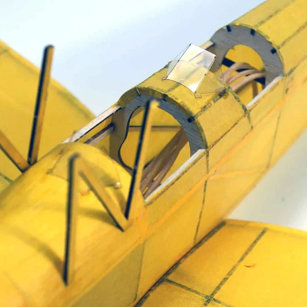 Dancing Wings Hobby VA08 Rubber Powered 600mm Wingspan De Havilland DH.82 Tiger Moth Balsa Wood RC Airplane KIT - Image 4