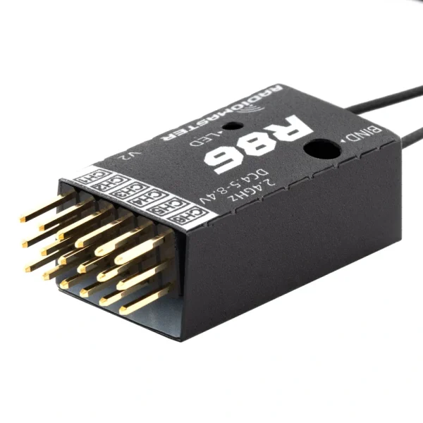 Radiomaster R86 V2 6CH Compatible PWM RC Receiver for Frsky D8 D16 SFHSS Radiomaster TX12 T16S Transmitter - Image 2