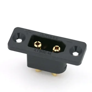 5 PCS Amass XT90E-M XT90 Male Connector Plug with Fixing Mounting Hole