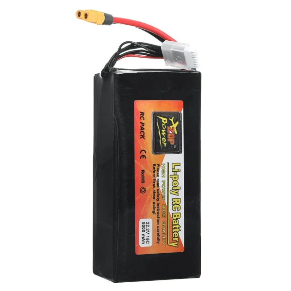 ZOP Power 22.2V 8000mAh 6S Li-ion Battery XT60 Plug for iFlight XL10 V6 Chimera7 Pro V2 - Image 5