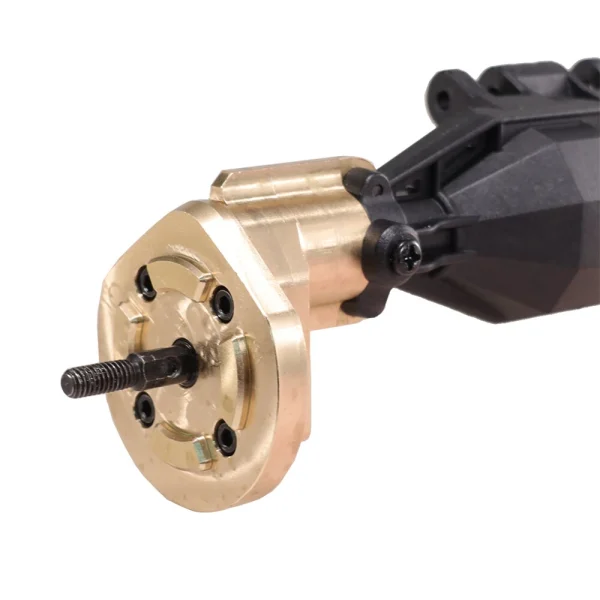 Upgraded Metal Accessories Front Axle Counterweight Brass Steering Cup for MJX 1/12 H12Y H12Y+ RC Car Vehicle Models Spare Parts - Image 4