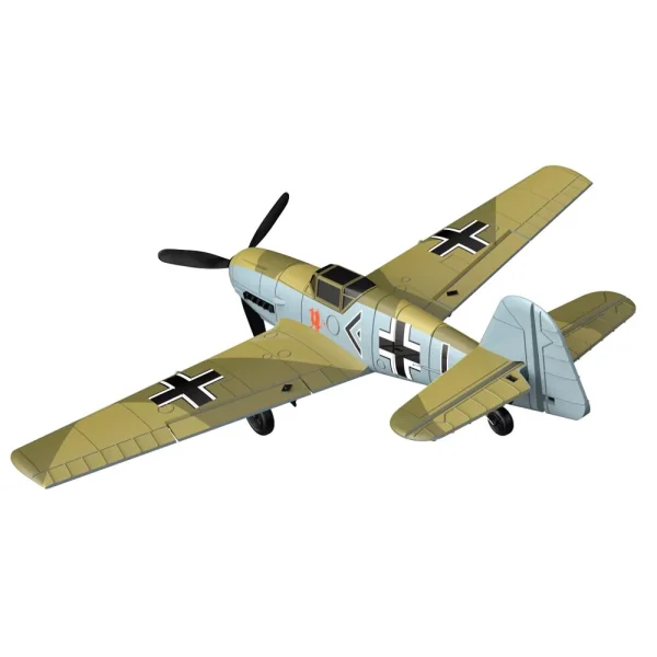 Eachine BF109 V2 2.4GHz 4CH 400mm Wingspan 6-Axis One-Key U-Turn Aerobatic Xpilot Stabilization System EPP Mini RC Airplane BNF/RTF for Beginner - Image 3