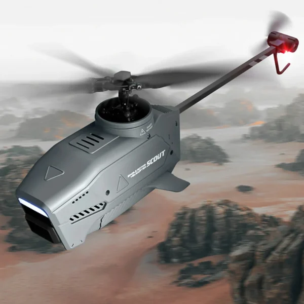 4DRC L1 Fighter Drone 1080P HD RC Quadcopter Single Rotor Four-channel Anti-collision Intelligent Electric Helicopter - Image 2