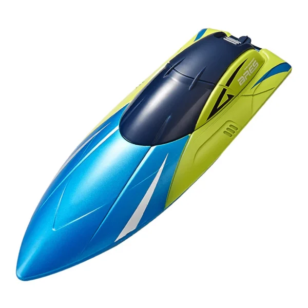 S4 2.4G RC Boat High Speed LED Light Speedboat Waterproof 15km/h Electric Racing Vehicles Models Lakes Pools Remote Control Toys - Image 3