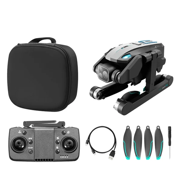 YLR/C S188 GPS 5G WiFi FPV with 180 Electric HD Dual Camera 360 Obstacle Avoidance Optical Flow Positioning Brushless Foldable RC Drone Quadcopter RTF - Image 7