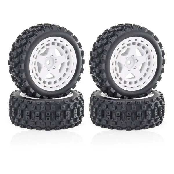 4PCS Upgraded Tires Wheel Rims for Arrma 1/18 2S Typhon Grom RC Cars Vehicles Models Spare Parts Accessories - Image 6