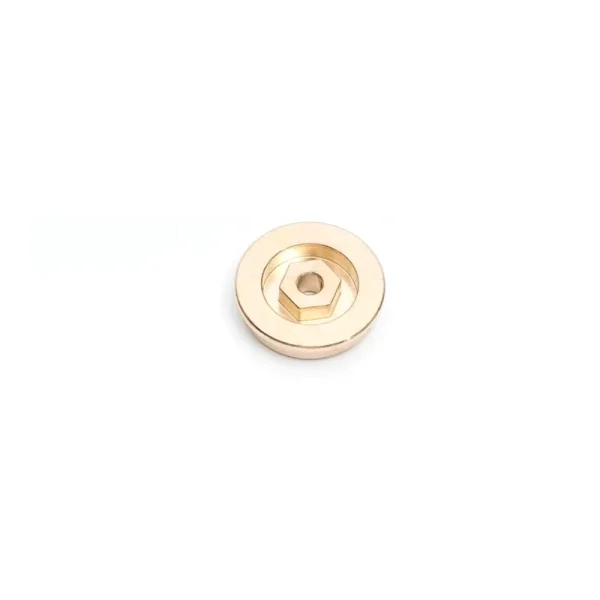 Upgraded Brass Counterweight Hex Adapter for Land Rover Camel FMS FCX24M 1/24 RC Cars Vehicles Models Spare Parts - Image 2