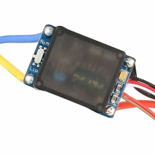 Waterproof Brushed ESC 60A 3S with Fan 5V 3A BEC T-Plug for 1/10 RC Car Vehicles Model Parts - Image 7