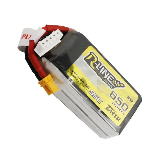 Tattu R-Line 4S 14.8V 650mAh 95C 4S1P Lipo Battery XT30 Plug for GEPRC Tern LR40 FPV Racing Drone - Image 4