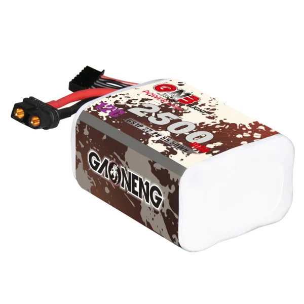 Gaoneng GNB 22.2V 2500mAh 12C 6S Li-ion Battery XT30/XT60 Plug for RC Drone - Image 3