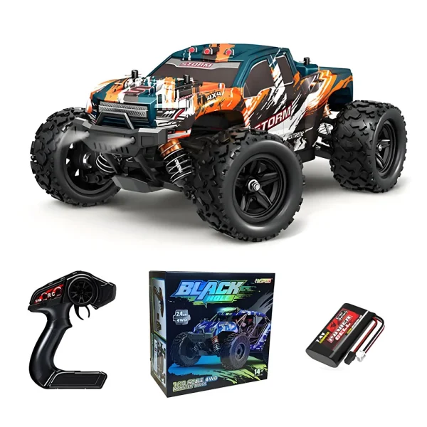 HS 18301/18302/18303/18304 RTR 1/18 2.4G 4WD 36km/h RC Car High Speed Off-Road Truck LED Light Full Proportional Vehicles Models Toys - Image 6