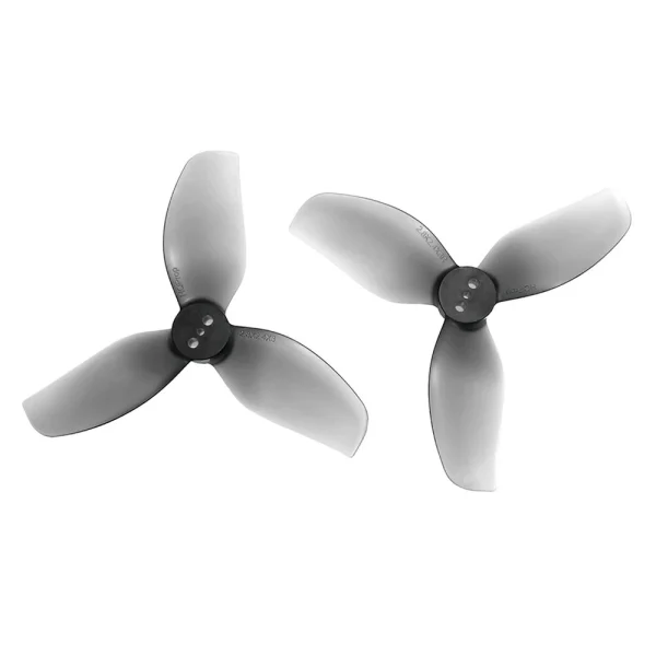 2 Pairs / 6 Pairs HQProp T2.8X2.4X3 2824 2.8 Inch 3 Holes 3-Blades Grey Propeller 1.5mm Shaft for RC FPV Racing Drones - Image 2