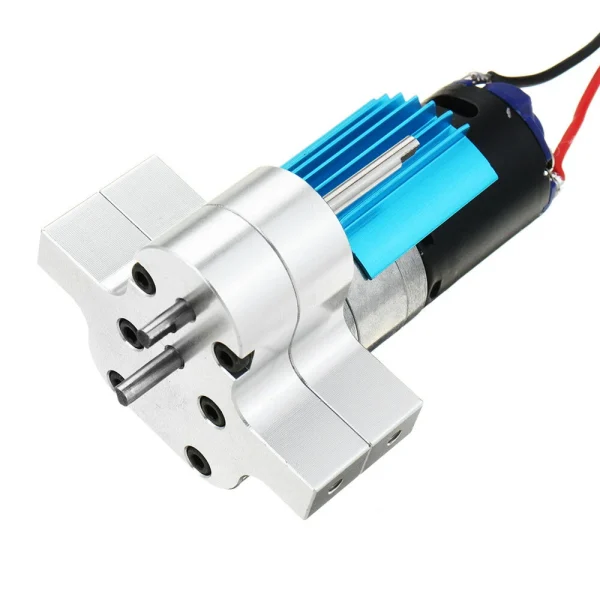 1PC Metal Transfer Gear Case w/370 Motor for WPL B-16 B-24 B-36 C24 JJRC Q60 Q61 4WD 6WD RC Car - Image 2