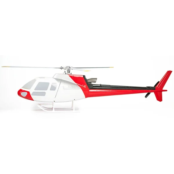 FLY WING Squirrel-AS350 6CH 3D Flying Three Rotor Blade GPS Hover Inverted Hover One Key Return Scale RC Helicopter PNP With H1 Flight Controller - Image 2