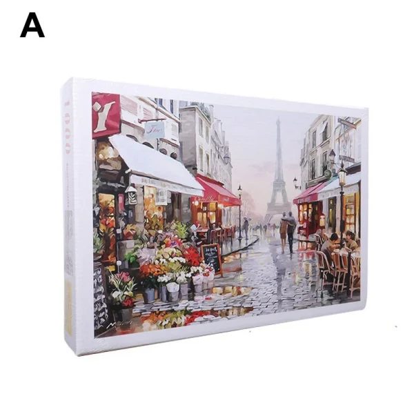 1000 Pieces Jigsaw Puzzle Toy DIY Assembly Paper Puzzle Beautiful Building Landscape Educational Toy - Image 2