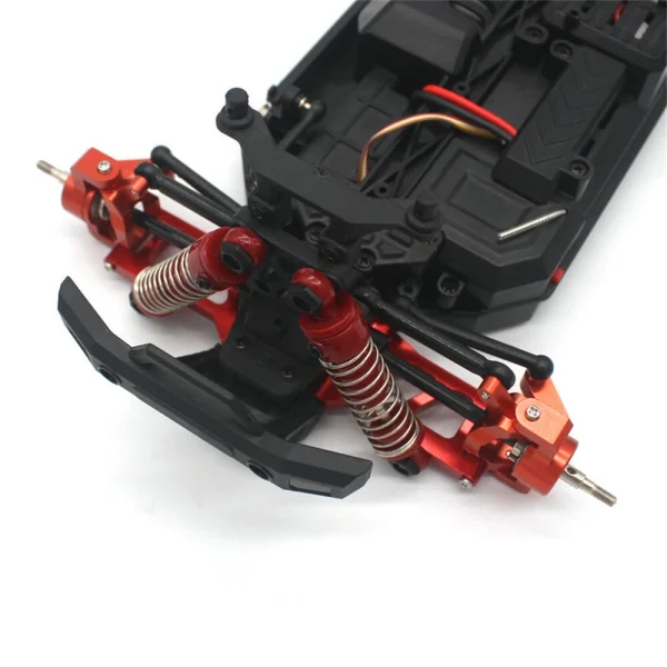 Upgraded Metal Parts Front Rear Suspension Arms Steering Cup C Hubs Rear Wheel Seat Set for 1/18 HS 18311 18312 18301 18302 18321 18322 RC Cars Vehicles Models Parts - Image 5