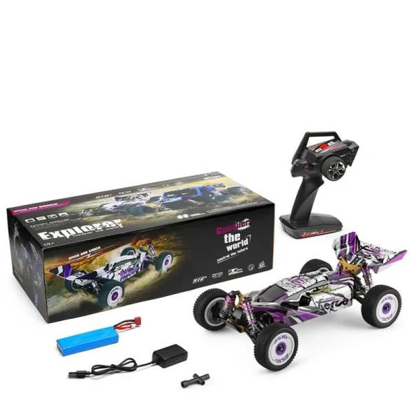 Wltoys 124019 RTR 1/12 2.4G 4WD 55km/h Metal Chassis RC Car Off-Road Vehicles 2200mAh Models Kids Toys - Image 9