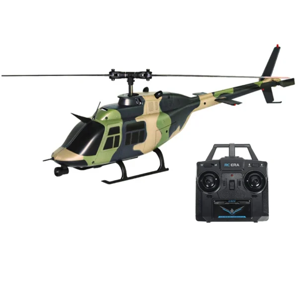 RC ERA C138 Bell 206 2.4G 6CH 6-Axis Gyro 1:33 Scale Altitude Hold Flybarless RC Helicopter RTF - Image 4