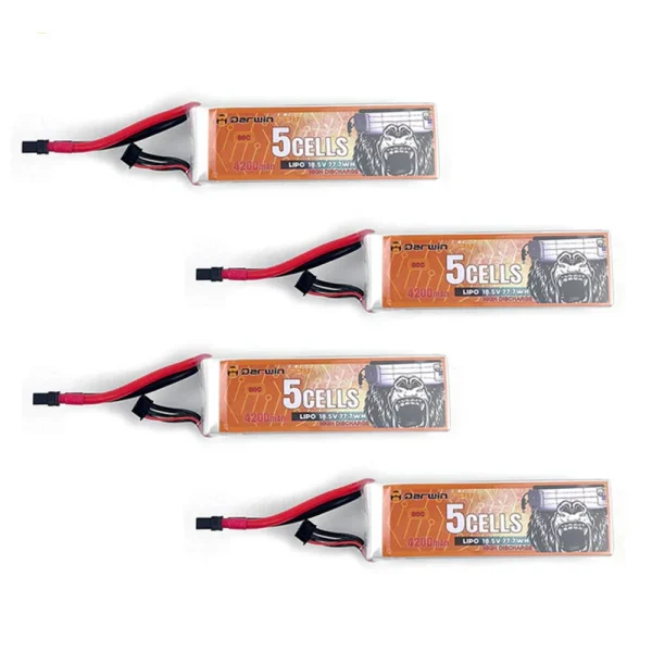 DarwinFPV 5S 4200mAh 18.5V 60C Lipo Battery XT60 Plug for RC Drone - Image 3