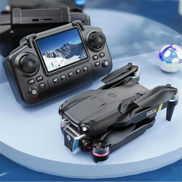 XKJ K13 MAX WiFi FPV with LCD Screen Controller HD Camera Optical Flow Positioning Brushless Foldable RC Drone Quadcopter RTF - Image 8