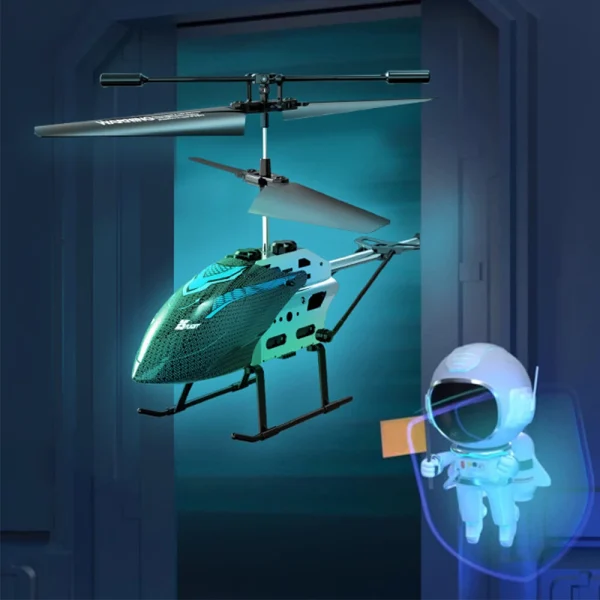DWi H8 Colorful Light Fixed Height 2.4G Intelligent One Key Takeoff And Landing Alloy Anti Drop Aircraft Remote Control Helicopter - Image 3