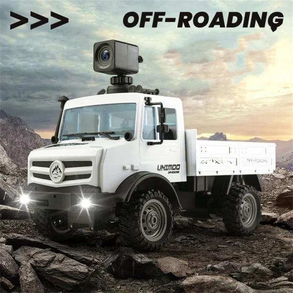 SG PINECONE FORSET 1613 RTR 1/16 2.4G RWD RC Car Unimog Off-Road Truck LED Light Rock Crawler Full Proportional Vehicles Models Toys - Image 7