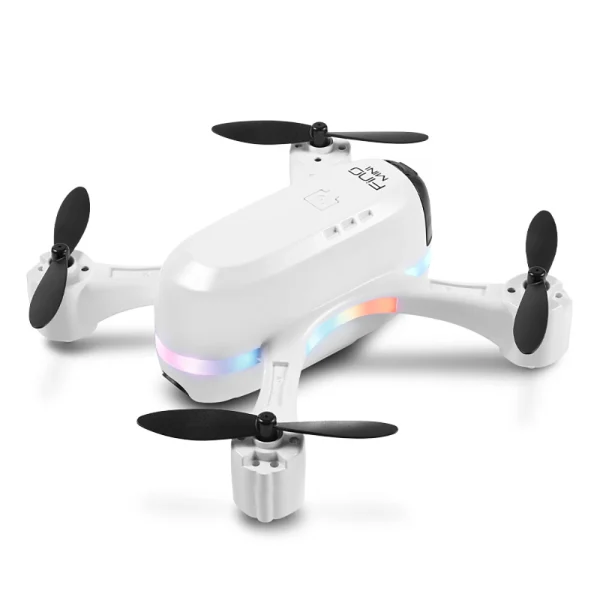 FUQI MODEL H28 WiFi FPV with HD Dual Camera Switchable Integrated Storage Optical Flow Hover Highlight LED Racing Light RC Toys Drone Quadcopter RTF - Image 2