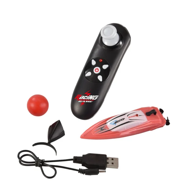 HC 804 2.4G Mini Remote Control High Speed RC Boat LED Light Palm Summer Waterproof Toy Dual Motors Pool Lakes Vehicles Models - Image 6