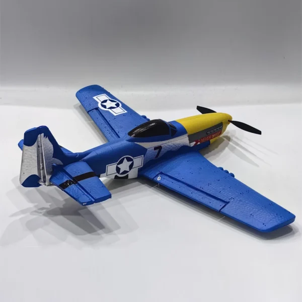 HW W551 Flight P51 Mustang 2.4GHz 4CH 410mm Wingspan 6-Axis Gyro One Key Aerobatics EPP Mini RC Airplane RTF for Beginner - Image 5