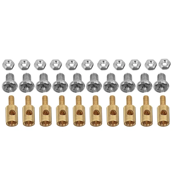 50PCS 2.1mm Adjustable Pushrod Connectors Linkage Stoppers For RC Airplane