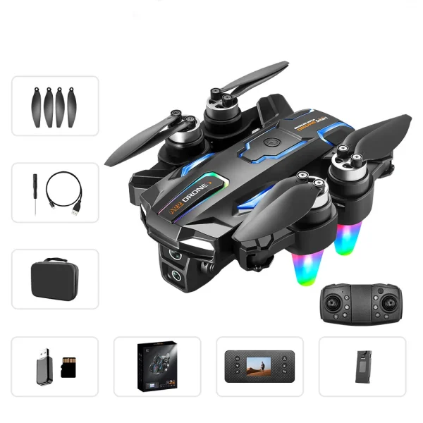 YCRC A22 WiFi FPV with Electrically Adjustable Camera Optical Flow Hover Automatic Obstacle Avoidance Detachable Camera Display Screen LED Brushless Foldable RC Drone Quadcopter RTF - Image 9